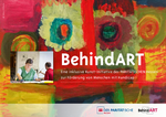 Imagebroschüre 2019 - Darstellung von BehindART - Eine inklusive Kunst-Initiative des PARITÄTISCHEN Hessen zur Förderung von Menschen mit Handicap