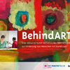 Imagebroschüre 2019 - Darstellung von BehindART - Eine inklusive Kunst-Initiative des PARITÄTISCHEN Hessen zur Förderung von Menschen mit Handicap
