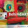Imagebroschüre 2017 - Darstellung von BehindART  - Eine inklusive Kunst-Initiative des PARITÄTISCHEN Hessen zur Förderung von Menschen mit Handicap 